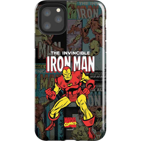 Marvel Classic Comics Iron Man Action Vintage iPhone Cases